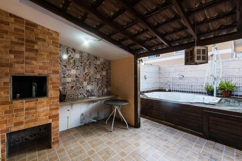 Casa De Temporada Com Quintal Interno Villa Palhoça Eksteriør bilde